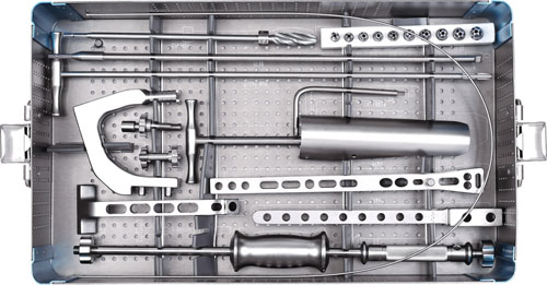 Diseño experto Fémur y reconstrucción Interlocking Nails Instrument Instrument Kit con certificado CE