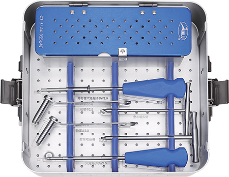 Nuevo producto 3.5/4.0 Tornillo de compresión canulado Juego de instrumentos