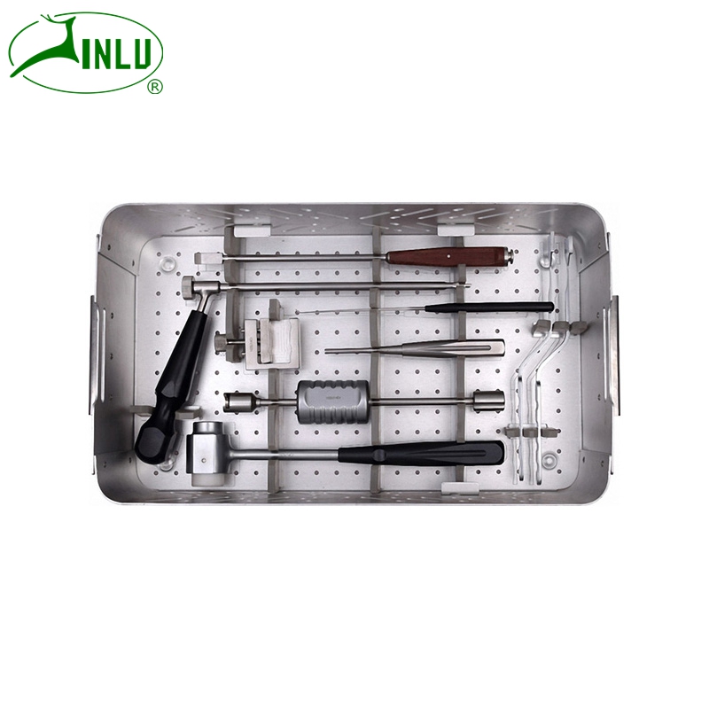 Kit de instrumentos de jaula lumbar de productos de columna para implantes ortopédicos con CE