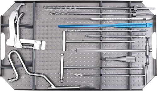 Diseño experto Fémur y reconstrucción Interlocking Nails Instrument Instrument Kit con certificado CE